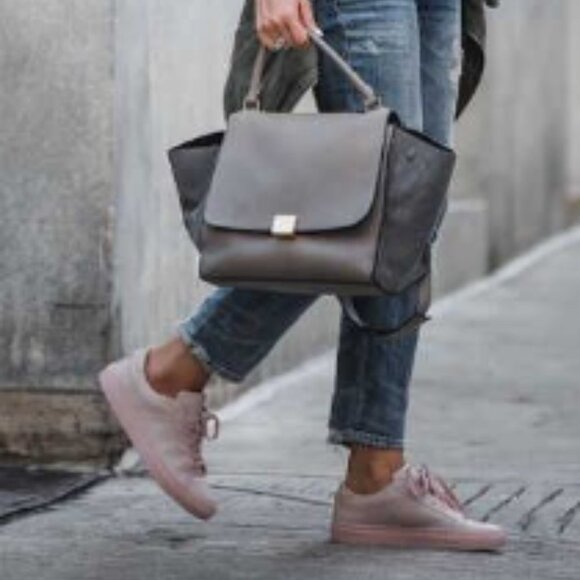 Greats Italian Leather blush Sneakers, Size 8.5 - Picture 2 of 8